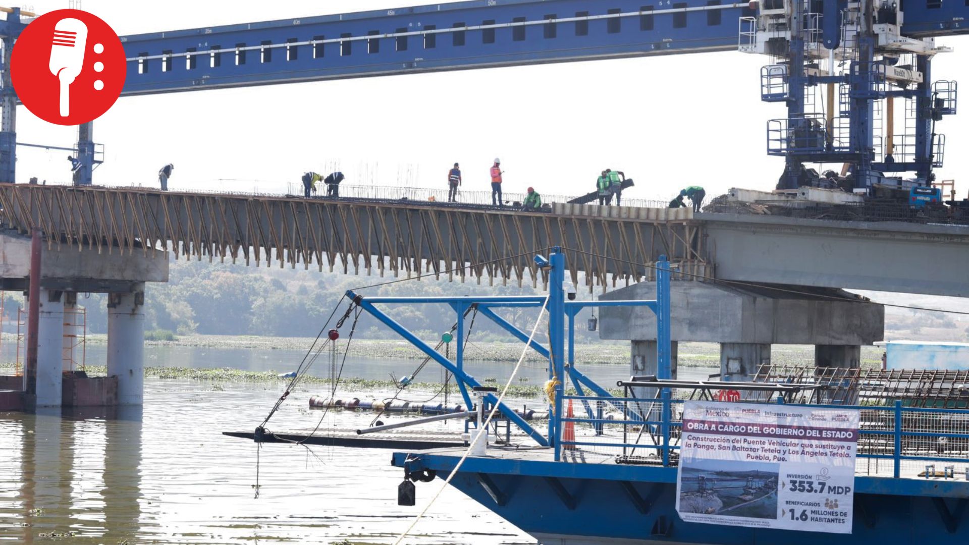 Avanza Puente de la Transformación en La Panga