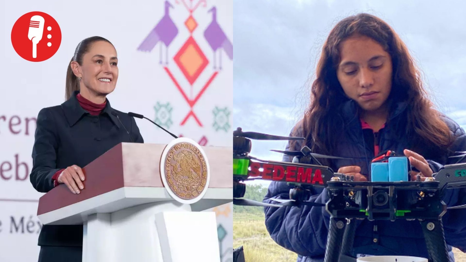 Sheinbaum reconoce a Valeria Palacios, joven mexicana que pone a la IA al servicio del medio ambiente