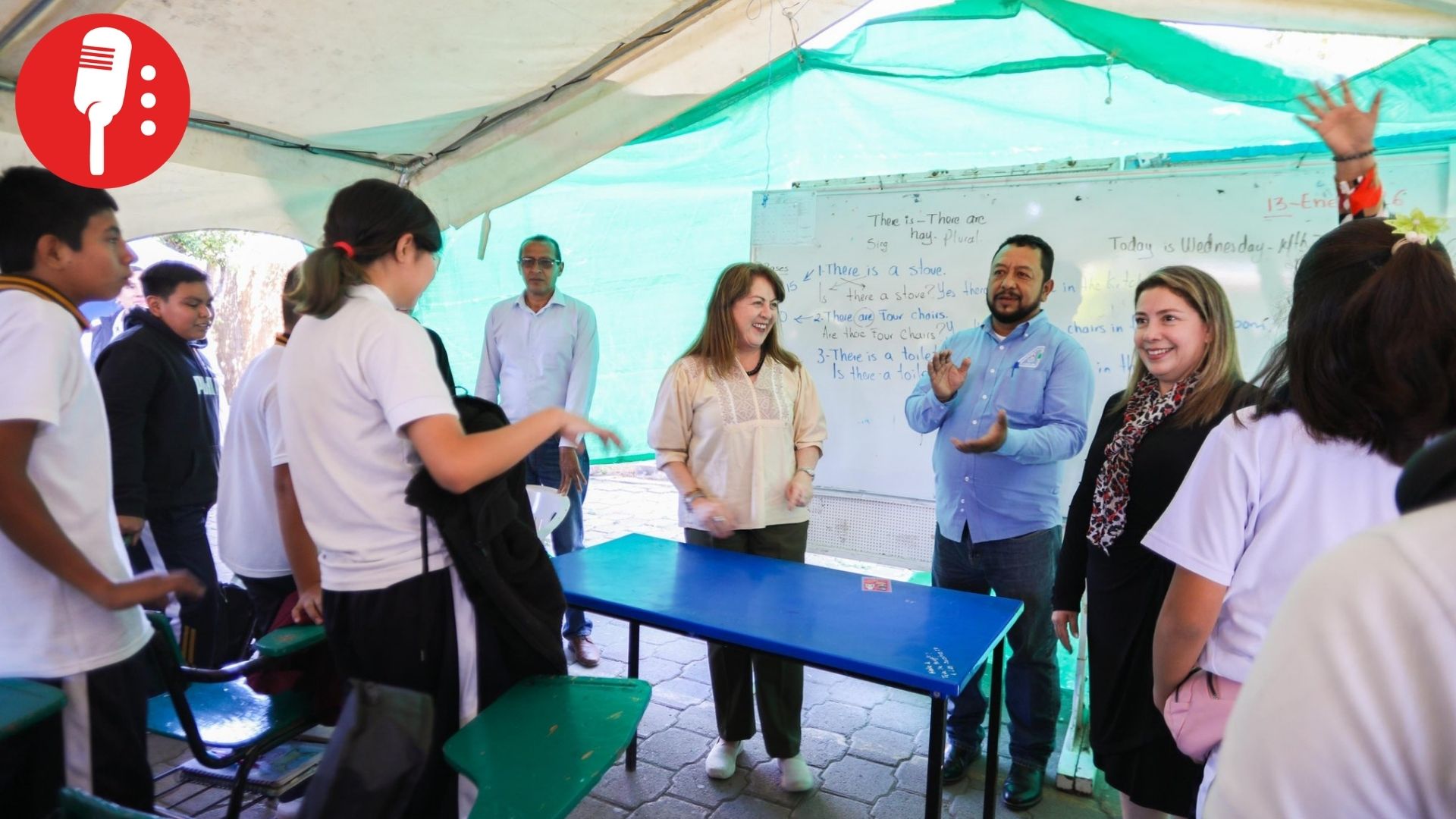 Margarita González Saravia entregó nueva infraestructura educativa y de saneamiento en Morelos