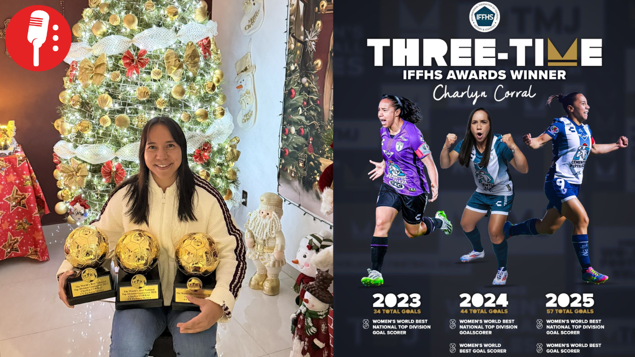 Charlyn Corral vuelve a la cima mundial; lidera el ranking IFFHS y brilla la Liga MX Femenil