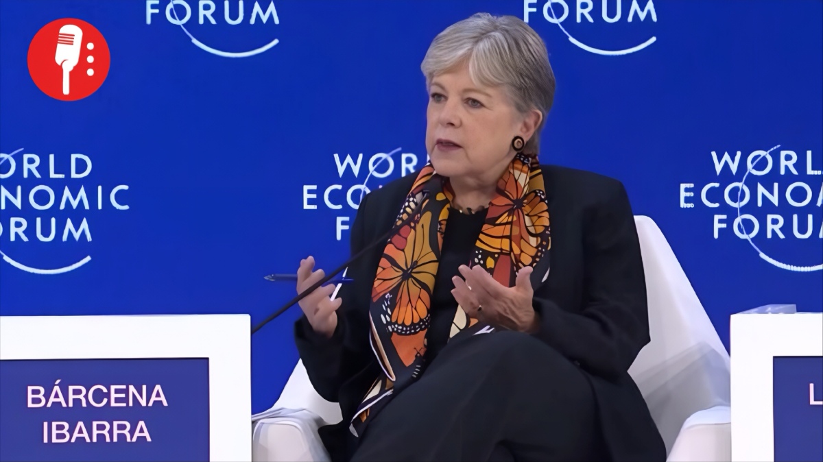 Alicia Bárcena presenta el Plan México en Davos