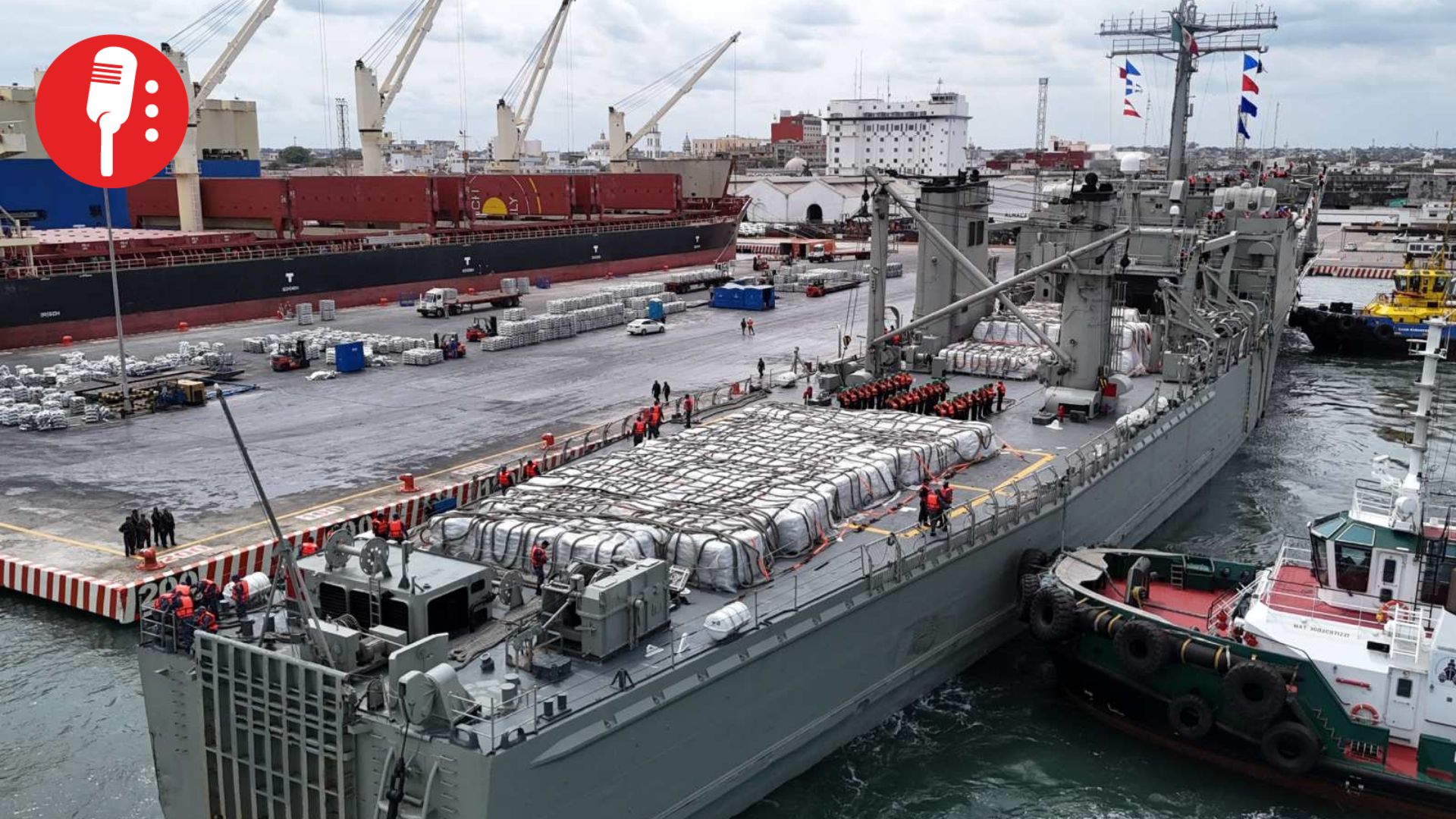 México envía más de mil toneladas de ayuda humanitaria a Cuba