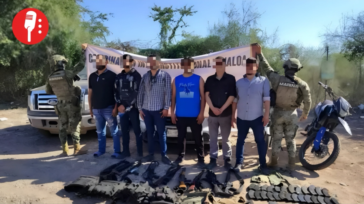Capturan a seis presuntos miembros de Los Mayos en Sinaloa