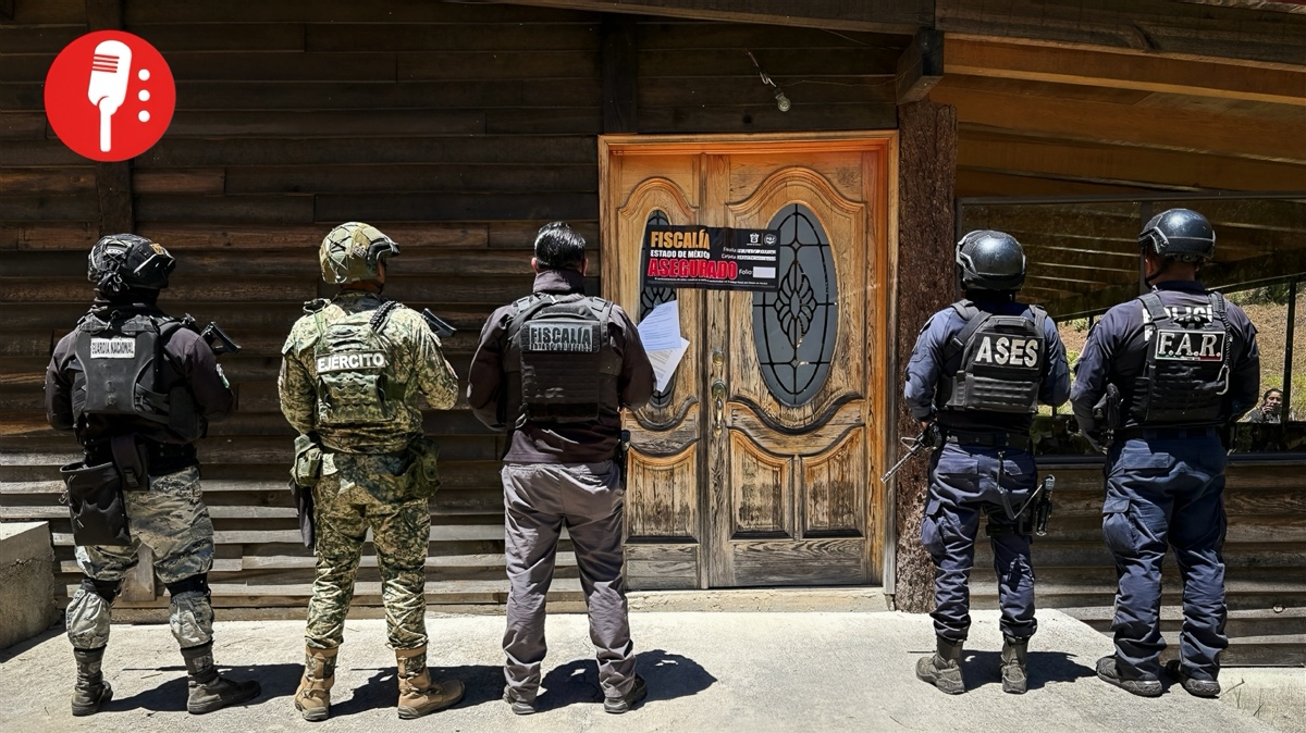 Aseguran inmuebles vinculados al crimen en Edomex